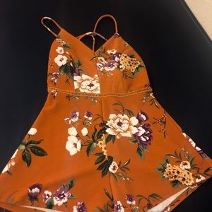 Windsor floral romper